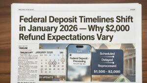 Federal Deposit Timelines Shift in January 2026